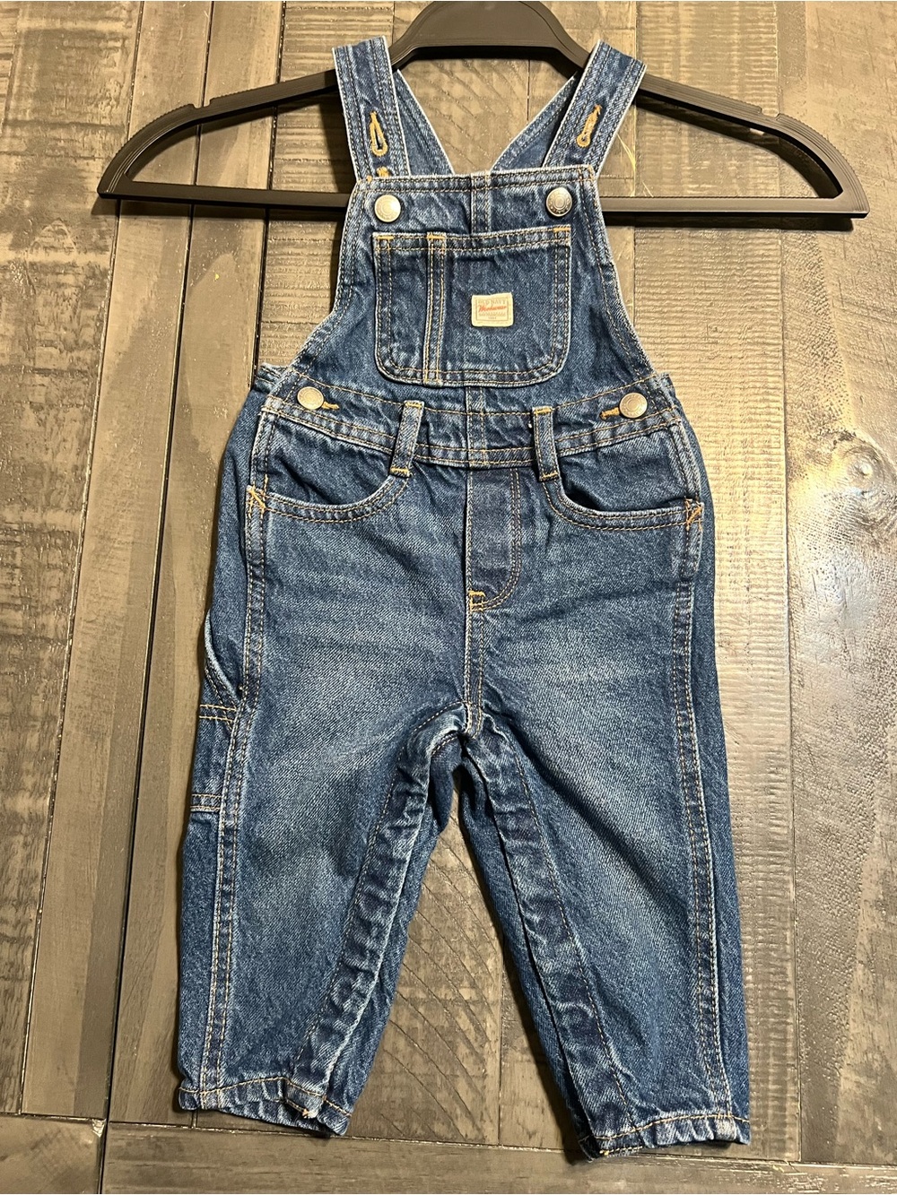 Old Navy Kids Blue Denim Overalls